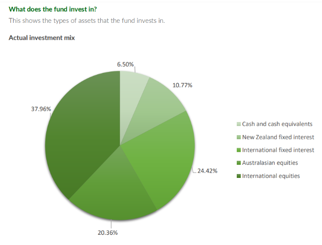 Investnow balanced investment mix